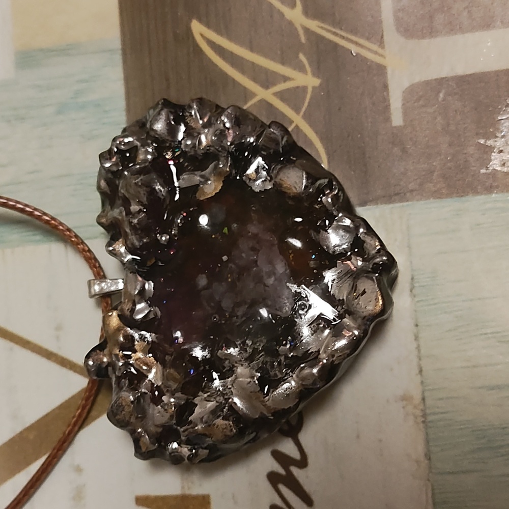 Beautiful garnet color pendant